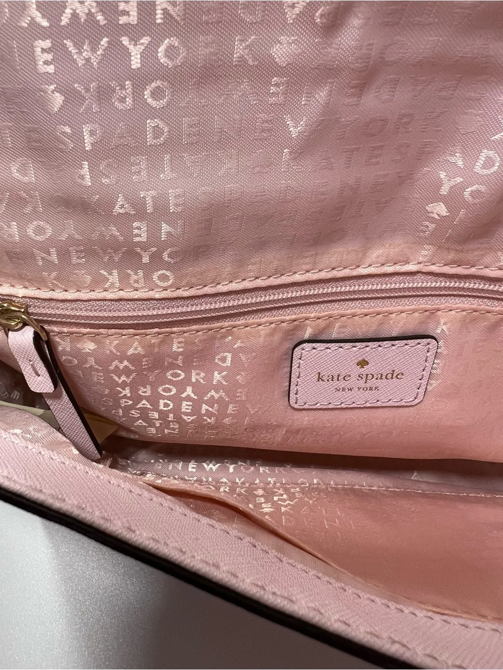 Kate Spade Charlotte Street Alek Flap Crossbody Blush Pink Leather